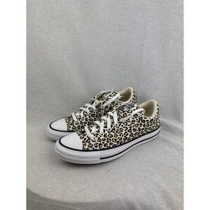 Converse CTAS Street Slip Leopard Cheetah Print Sneakers A17962F M 7.5 W 9.5